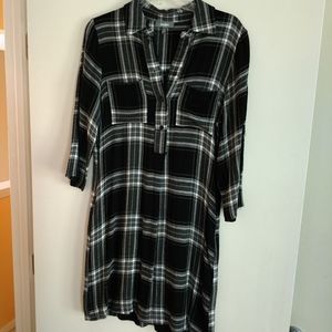 Neiman Marcus Flannel Dress/Tunic